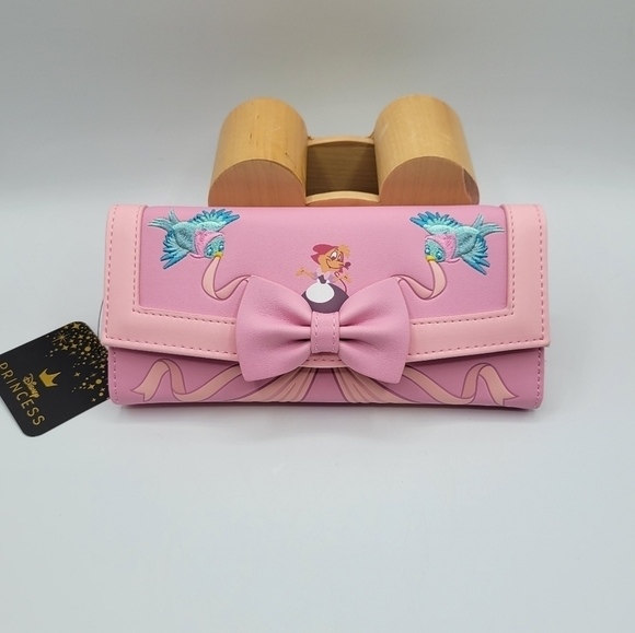 Loungefly Cinderella 70th Anniversary Dress Flap Wallet Disney - Picture 4 of 9